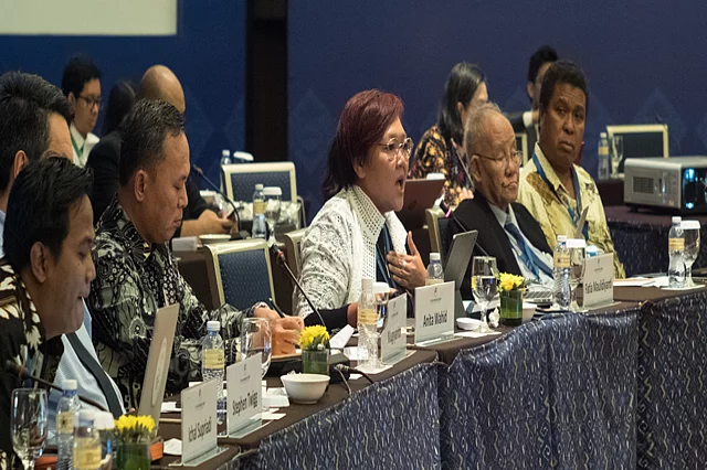 ©2019 FES Indonesia | Anita Wahid, representative of the Indonesian Anti-hoax association and daughter of former Indonesian president Abdurrahman Wahid
