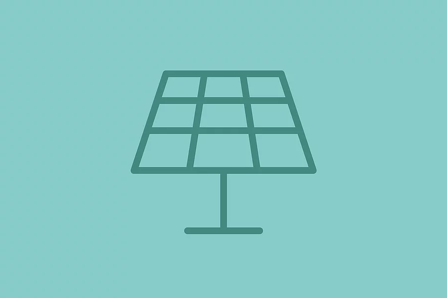 The FES icon shows a solar panel