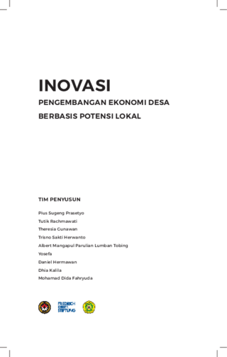 Inovasi pengembangan ekonomi desa berbasis potensi lokal